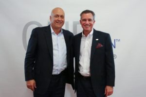Charlie Fitzgerald, III with Major League Baseball Hall of Famer, Cal Ripken, Jr.