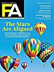 financial advisor magazine cover for list of top financial advisors in us jul-aug 2026