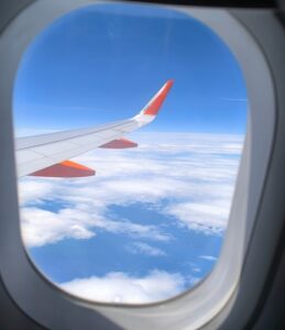 airplane out of window