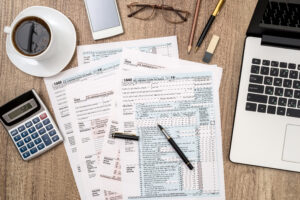 Image of tax forms